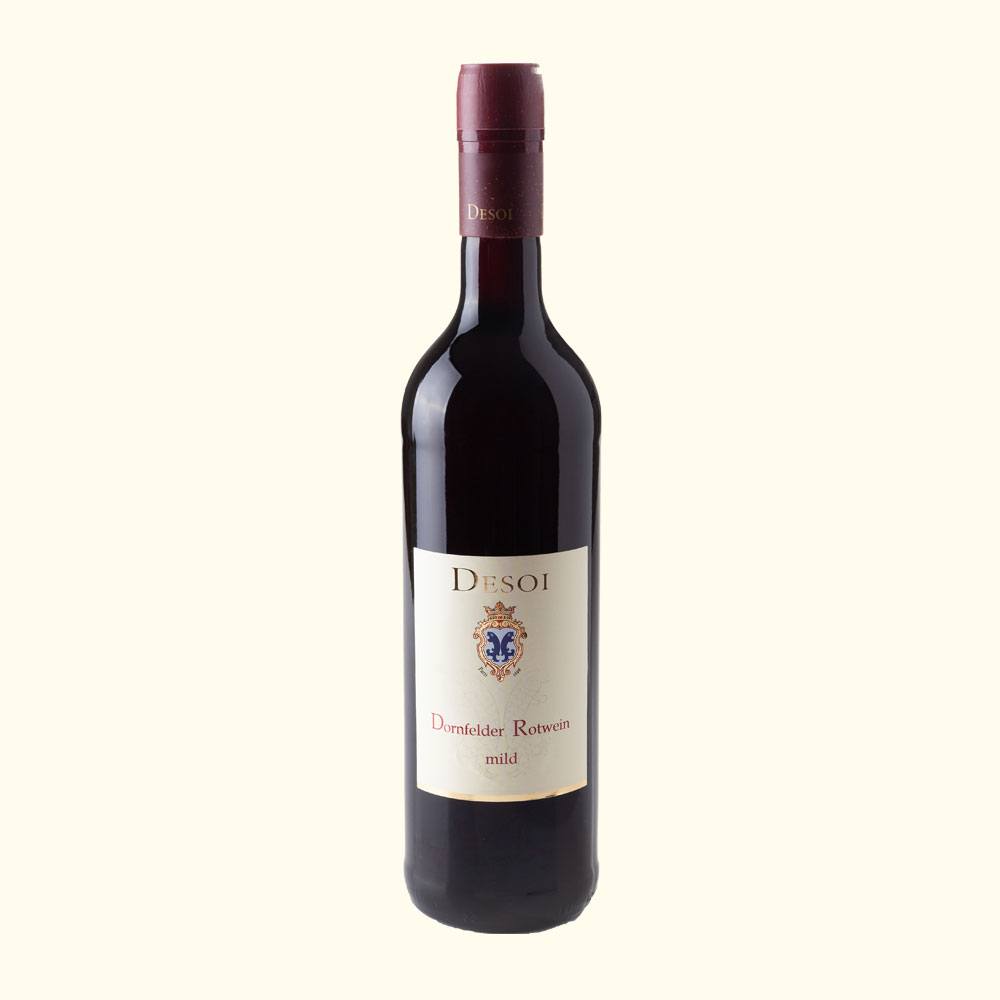 – Dornfelder, Desoi mild, 2022er Rotwein Weinhandel QbA