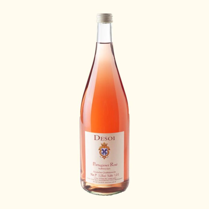 2022er Rosé halbtrocken, QbA Weinhandel Desoi –
